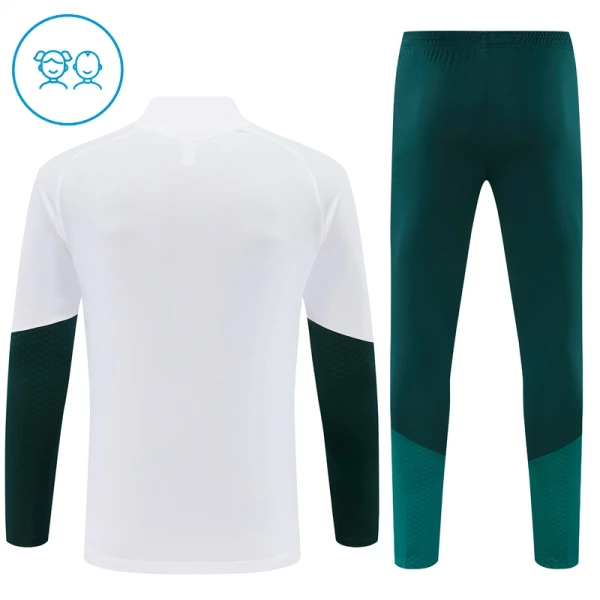 Conjunto de sudadera de entrenamiento Real Madrid Niños 26/27 Blanco