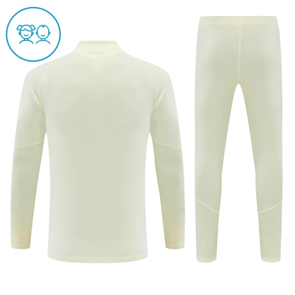 Conjunto de sudadera de entrenamiento Real Madrid Niños 26/27 Blanco