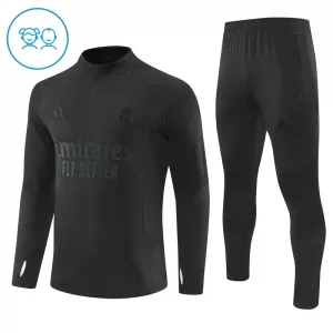 Conjunto de sudadera de entrenamiento Real Madrid Niños 26/27 Negro