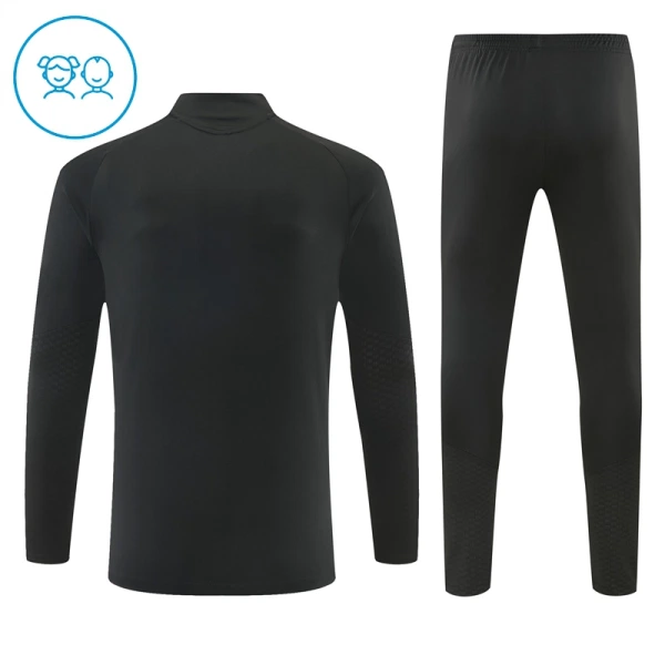 Conjunto de sudadera de entrenamiento Real Madrid Niños 26/27 Negro