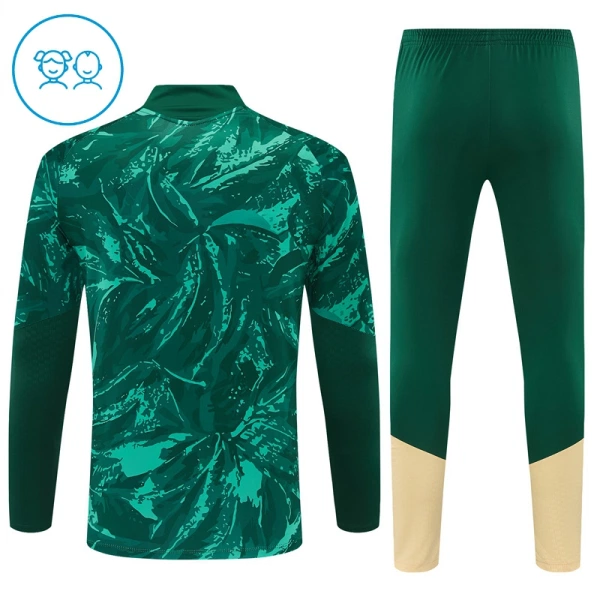Conjunto de sudadera de entrenamiento Real Madrid Niños 26/27 Verde