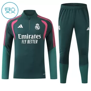 Conjunto de sudadera de entrenamiento Real Madrid Niños 26/27 Verde