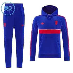Sudadera de entrenamiento con capucha Manchester United Niños 26/27 Azul