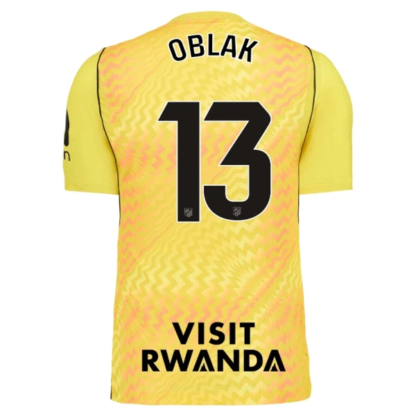 Camiseta Portero Atlético Madrid Jan Oblak 13 Hombre 26/27 Amarillo