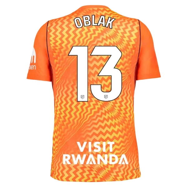 Camiseta Portero Atlético Madrid Jan Oblak 13 Hombre 26/27 Naranja