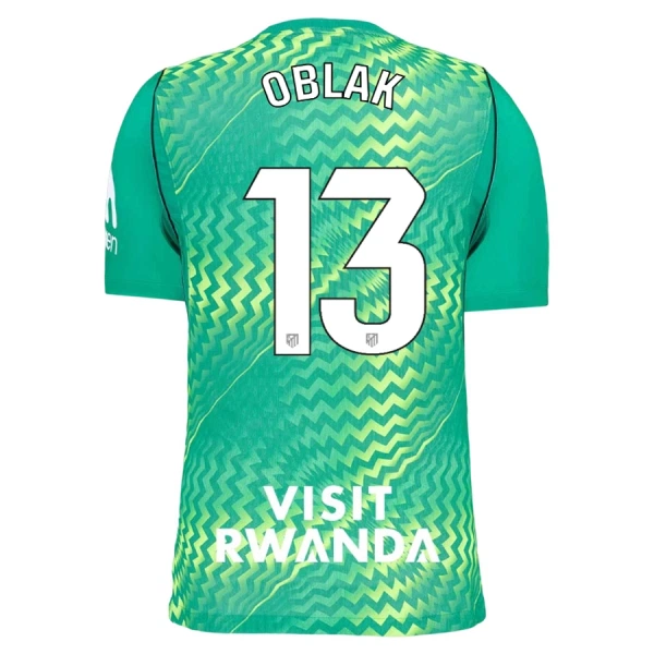 Camiseta Portero Atlético Madrid Jan Oblak 13 Hombre 26/27 Verde Camiseta Portero Atlético Madrid Jan Oblak 13 Hombre 26/27 Verde