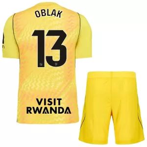 Camiseta Portero Atlético Madrid Jan Oblak 13 Niños 26/27 Amarillo