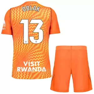 Camiseta Portero Atlético Madrid Jan Oblak 13 Niños 26/27 Naranja