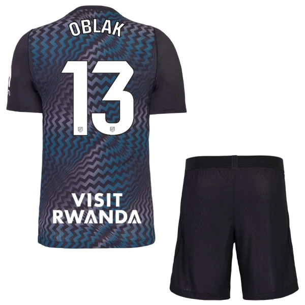Camiseta Portero Atlético Madrid Jan Oblak 13 Niños 26/27 Negro Camiseta Portero Atlético Madrid Jan Oblak 13 Niños 26/27 Negro