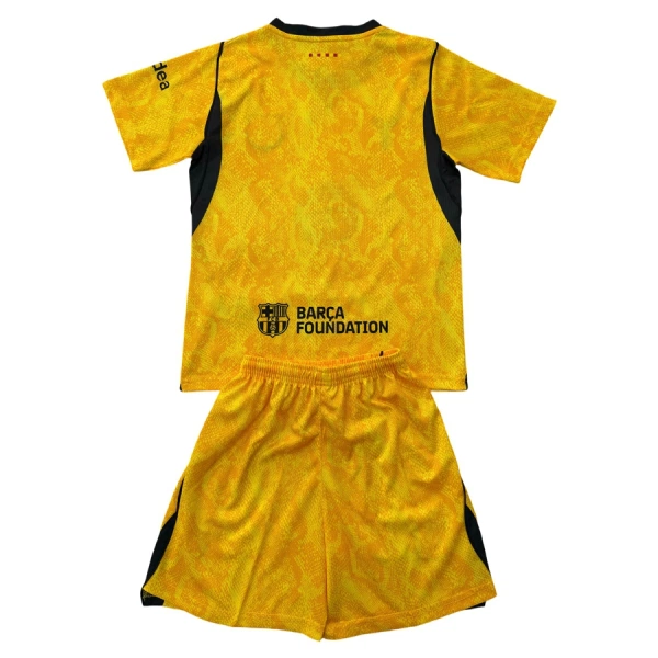 Camiseta Portero FC Barcelona Niños 2ª Equipación 26/27 Amarillo