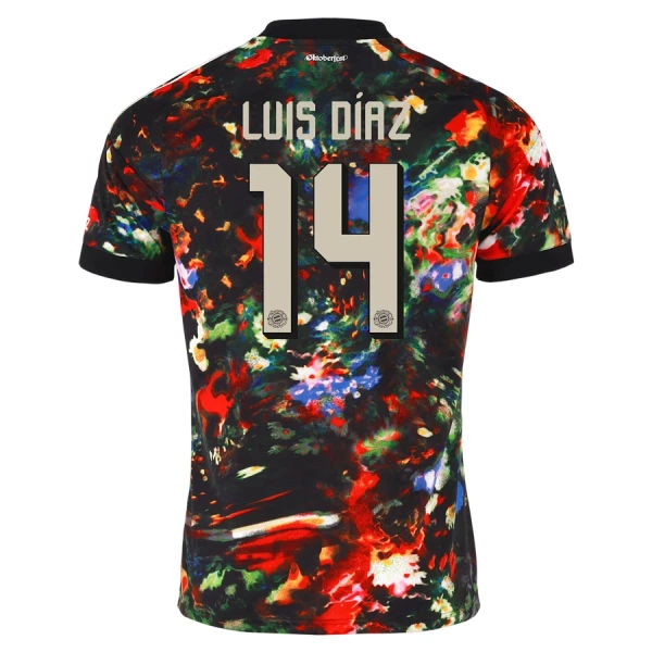 Camiseta FC Bayern Múnich Luis Díaz 14 Oktoberfest Niños 26/27
