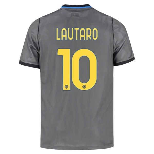 Camiseta Inter de Milán Lautaro Martínez 10 Niños 3ª Equipación 26/27