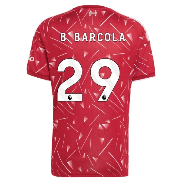 Camiseta Liverpool B. Barcola 29 Hombre 1ª Equipación 26/27