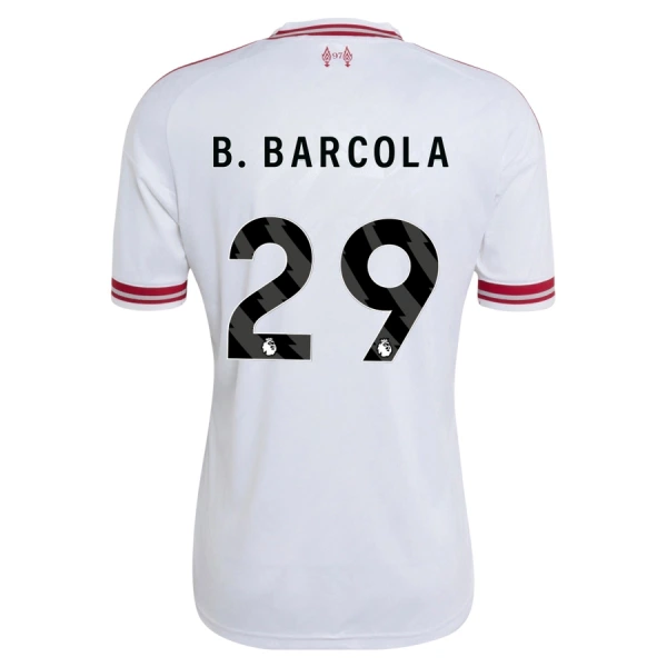 Camiseta Liverpool B. Barcola 29 Hombre 2ª Equipación 26/27
