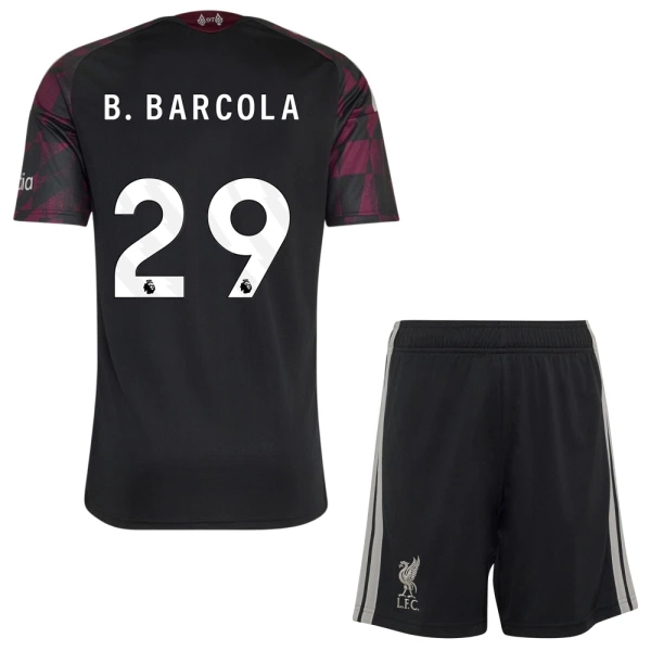Camiseta Liverpool B. Barcola 29 Niños 3ª Equipación 26/27 Camiseta Liverpool B. Barcola 29 Niños 3ª Equipación 26/27