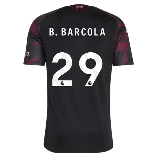 Camiseta Liverpool B. Barcola 29 Niños 3ª Equipación 26/27