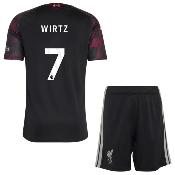 Camiseta Liverpool Florian Wirtz 7 Niños 3ª Equipación 26/27 Camiseta Liverpool Florian Wirtz 7 Niños 3ª Equipación 26/27