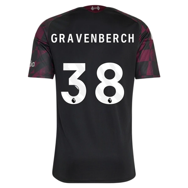 Camiseta Liverpool Gravenberch 38 Hombre 3ª Equipación 26/27 Camiseta Liverpool Gravenberch 38 Hombre 3ª Equipación 26/27