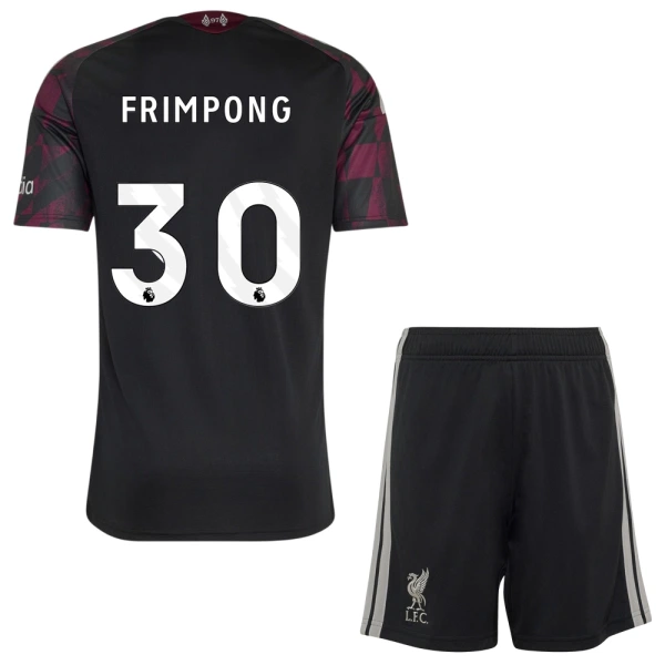 Camiseta Liverpool Jeremie Frimpong 30 Niños 3ª Equipación 26/27