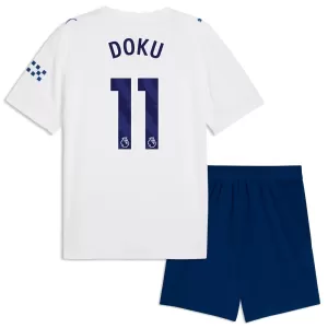 Camiseta Manchester City Jérémy Doku 11 Niños 3ª Equipación 26/27