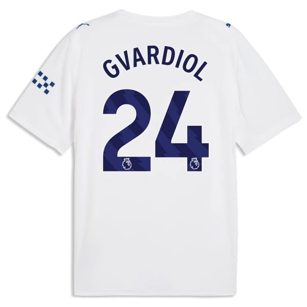Camiseta Manchester City Josko Gvardiol 24 Hombre 3ª Equipación 26/27 Camiseta Manchester City Josko Gvardiol 24 Hombre 3ª Equipación 26/27