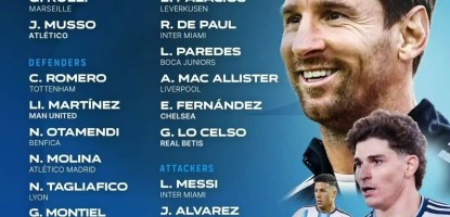Con la camiseta azul y blanca, el baile final de Messi: su larga marcha para defender su título.