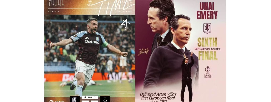 La dinastía roja de Emery y la espera de 30 años del Villa por la redención La dinastía roja de Emery y la espera de 30 años del Villa por la redención
