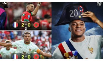 Francia 2-0 Marruecos, avanza a semifinales; noche histórica para Mbappé con su gol número 20