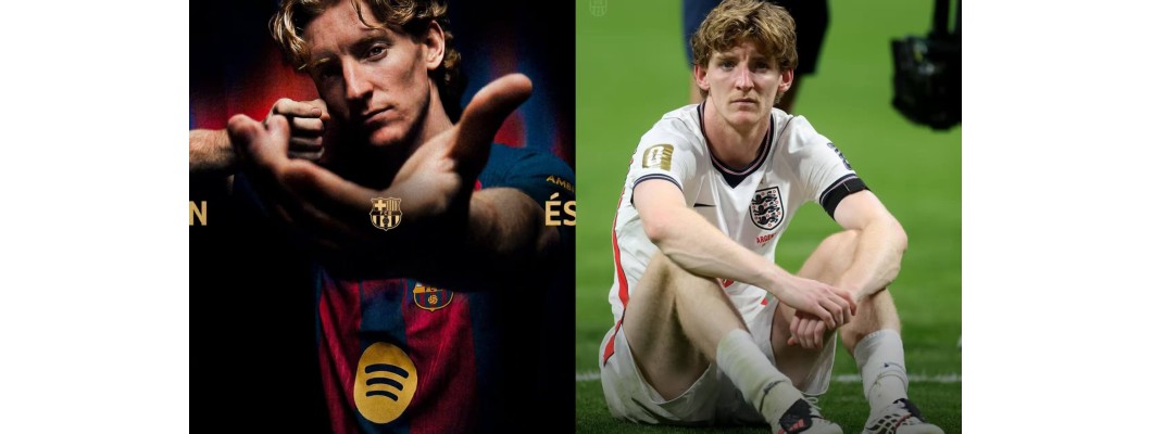 Gordon se viste de la camiseta del Barcelona, inaugurando una nueva era en el Camp Nou. Gordon se viste de la camiseta del Barcelona, inaugurando una nueva era en el Camp Nou.